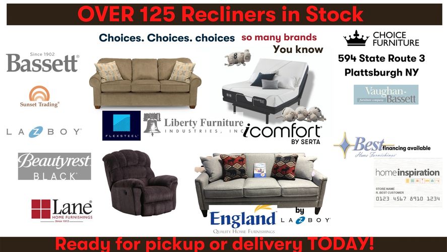 Choice Furniture Mattress, Furniture store in Plattsburgh NY